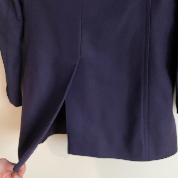 Michael by Michael Kors Hooded Wool Peacoat Double Breasted Plum Purple 4 - Picture 12 of 16